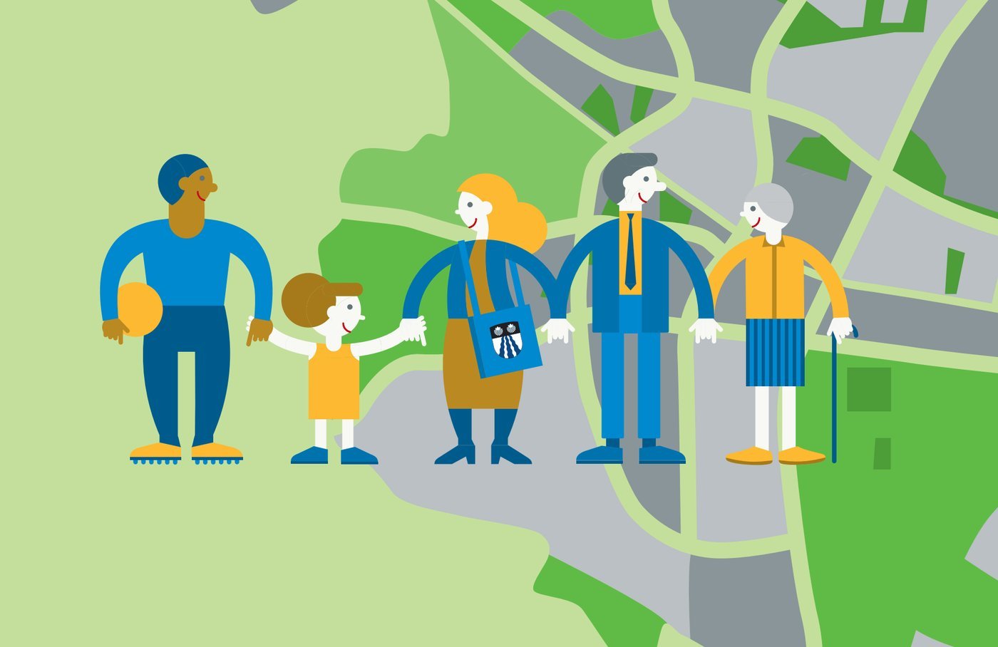 Illustration fra Vision 2029: Vi skaber fremtiden sammen