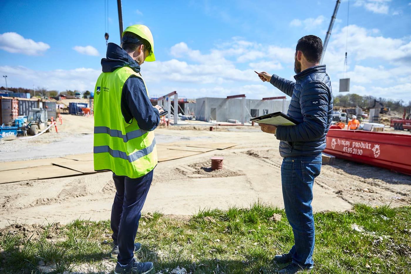 Dialog på en byggeplads i Gribskov