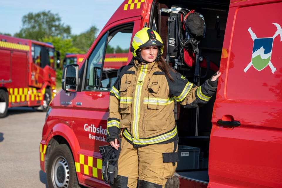 Brandmand fra Gribskov Beredskab